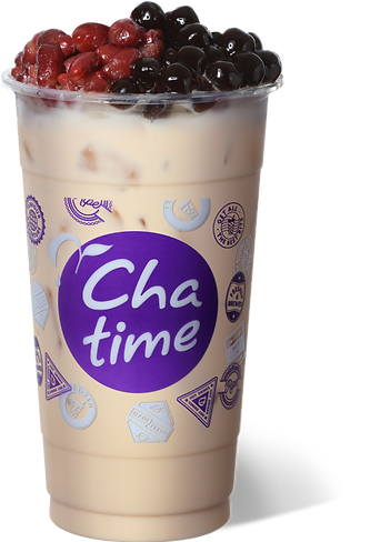 Red Bean Pearl Milk Tea