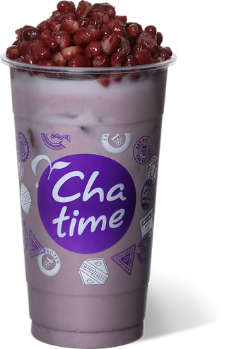 Taro Red Bean Pearl Milk Tea